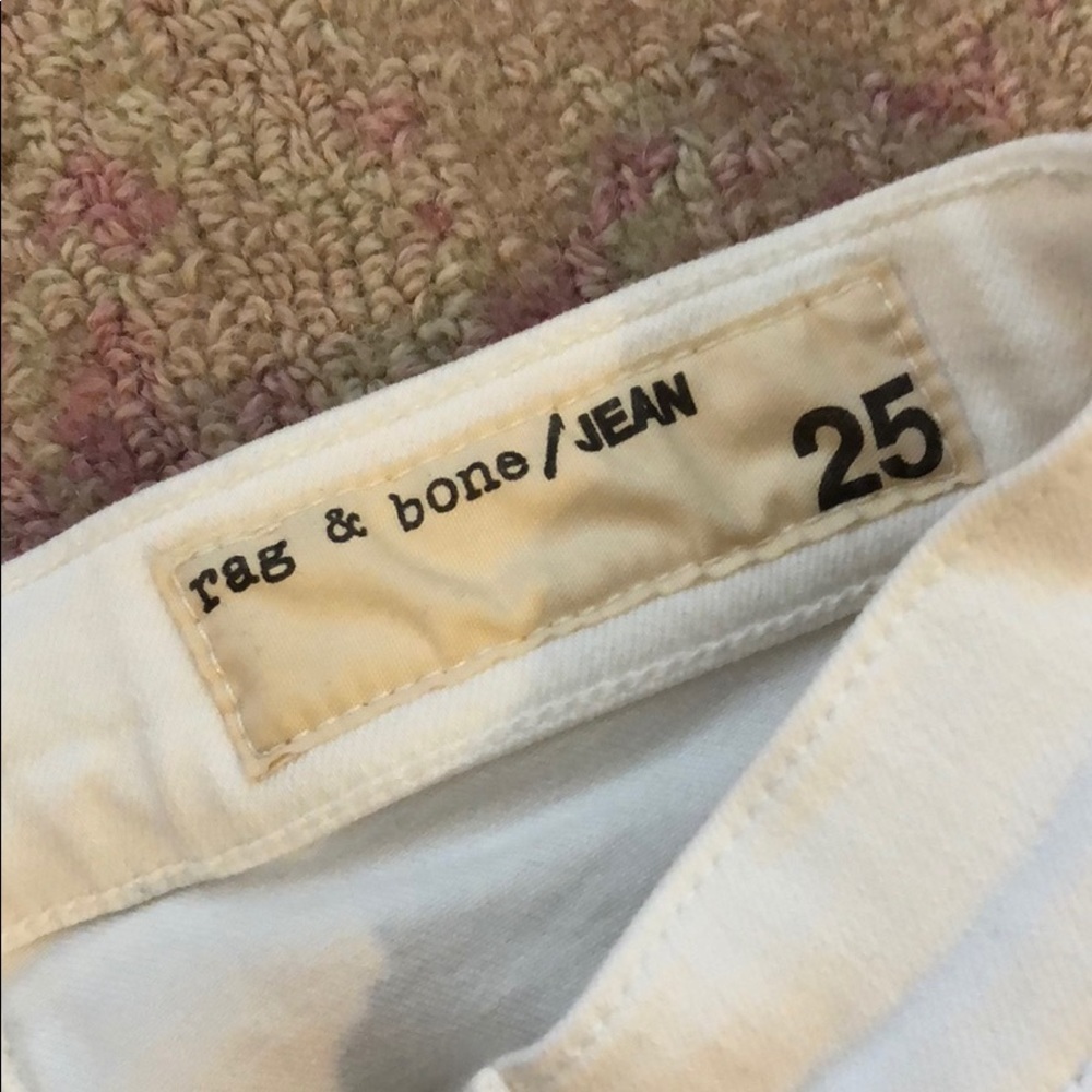 Rag & Bone white skinny jeans - Picture 2 of 3